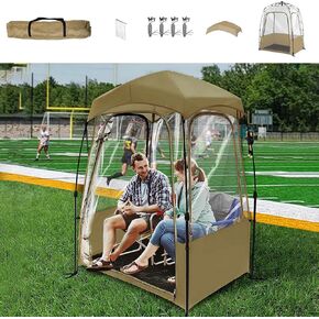 Pop Up Tent, Clear Outdoor Tents Sports Fishing, Rainproof and Windproof Beach Tent for Camping, Lightweight and Sturdy, Easy Set Up, UPF 50+ Portable Folding tent 39" x 59"