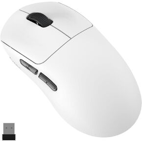 KYSONA Wireless Gaming Mouse 55g Ultra-Lightweight, PAW3395 Lag-Free Sensor, 26K DPI, 80Hrs Long Battery Life, 6 Programmable Button for PC, 3 Modes (2.4G/Wired/BT), Win with M600, Black