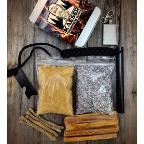 Fire Starting Outdoor Survival Emergency Kit Camping Gear Bushcraft