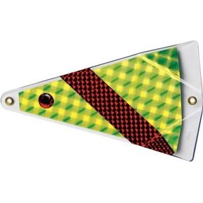 Yakima Bait Big AL's Large Fish Flash in-Line Flasher, 10", Lime Bomb