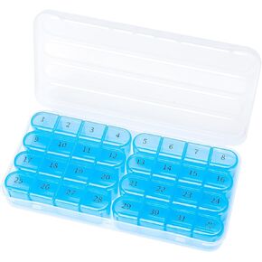 Monthly Pill Organizer 1 Times a Day, 30 Day Pill Box, One Month Pill Case for Travel, 31 Day Pill Cases, Monthly Pill Storage Once Times a Day, Medicine Organizer Container for Vitamins, Fish Oil in Kuwait