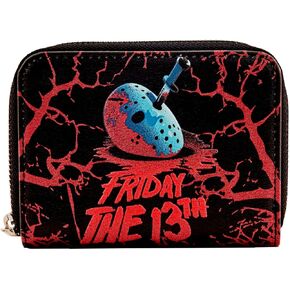 Loungefly Horror: Friday The 13th Jason Cosplay Glow in The Dark حقيبة ظهر صغيرة، حصريًا لأمازون in Saudi Arabia
