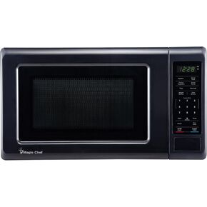 Magic Chef MC99MST Microwave, 900 Watt, Silver
