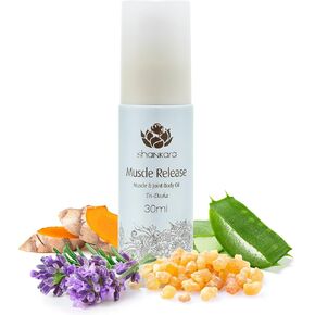 Body Massage Oil for Massage Therapy - Muscle Release Oil for Sore Lymphatic Pain Relief - Warming Massage Oil Includes Arnica Oil, Boswellia, Lavender, Turmeric, Aloe Vera & Sweet Birch (30 ml)