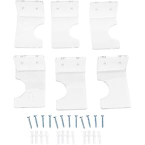 Fishing Rod Holder for Garage, 6pcs Wall Mounted Fishing Pole Holder Fishing Rod Rack Storage Organizer Fishing Pole Holder Fishing Rod Storage Organizer