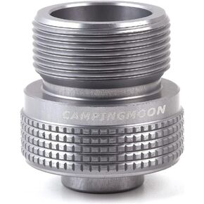 Campingmoon Camping Gas Stove Adapter, Input: EN417 Lindal Valve Canister, Output: Butane Gas Stove Z13M