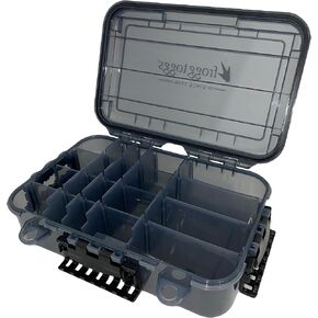 FROGG TOGGS Waterproof Utility Box, Tackle Storage, Dry Box, Customizable Tackle Tray