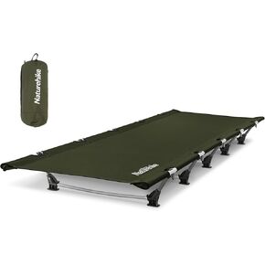 Naturehike GreenWild Camping Cot, Ultralight Folding Backpacking Cot, Supports 330lbs, Portable Camping Bed for Adults for Camping Hiking Travel Home, Green