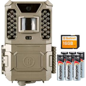 مجموعة كاميرا Bushnell من Primos Prime Trail بدقة 24 ميجابكسل LowGlow مع نطاق ليلي 80 بوصة باللون البني 119932CB in Kuwait