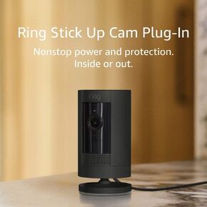 Ring Outdoor Cam (Stick Up Cam) | Weather-Resistant Outdoor Camera, Live View, Color Night Vision, Two-Way Talk, Motion alerts, Works with Alexa | White