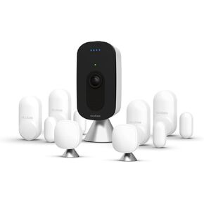 ecobee SmartCamera with Whole Home Sensors Bundle with ecobee Smart Camera Indoor WiFi Security Camera, 2 Pack SmartSensor for Doors & Windows, and ecobee SmartSensor 2 Pack. Smart Security.