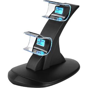 Controller Charger Dock for Playstation 5, Switch Pro, Xbox Series S/X, PS5, PS4, IC Protection, Playstation 4 Charging Docking Station with Charger Indicator and Type C Charging Cable