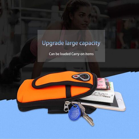 Universal Running Armband, Arm Cell Phone Holder, Fitness and Gym Workouts, Compatible with All Regular Size Phones （Green） in Kuwait