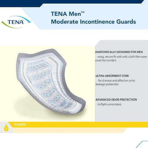 TENA Men Maximum Guard Incontinence Pad for Men, Maximum Absorbency, 20 count in Kuwait