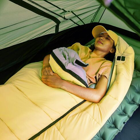 Atepa 3-Season Mummy Sleeping Bags for Adults Women, Portable Waterproof Lightweight Backpacking Sleeping Bag for Summer with Compression Sack - Indoor & Outdoor: Camping, Backpacking, Hiking in Saudi Arabia