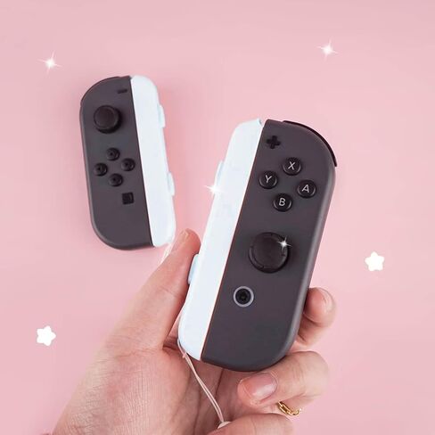 زوج من حزام المعصم من BelugaDesign Pastel Joy-Con | إكسسوار معصم وحدة التحكم متوافق مع Nintendo Switch JoyCons (وردي) in Saudi Arabia