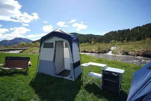Caddis Rapid Privacy Shelter 1/2-Rooms, Camping Shower & Portable Toilet Tent, Privacy Tents for Camping, Pop Up Tent for Showering, Changing or Lavatories, Portable Shower, (by Caddis Sports Inc.) in Kuwait