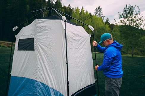 Caddis Rapid Privacy Shelter 1/2-Rooms, Camping Shower & Portable Toilet Tent, Privacy Tents for Camping, Pop Up Tent for Showering, Changing or Lavatories, Portable Shower, (by Caddis Sports Inc.) in Kuwait