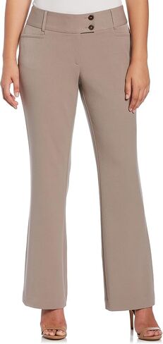 Rafaella Women's Petite Curvy Fit Gabardine Bootcut Dress Pants (Size 4-14) in Saudi Arabia