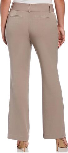 Rafaella Women's Petite Curvy Fit Gabardine Bootcut Dress Pants (Size 4-14) in Saudi Arabia