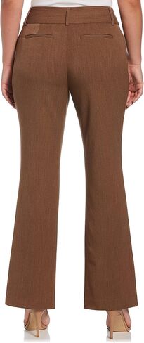 Rafaella Women's Petite Curvy Fit Gabardine Bootcut Dress Pants (Size 4-14) in Saudi Arabia