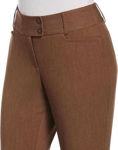 Rafaella Women's Petite Curvy Fit Gabardine Bootcut Dress Pants (Size 4-14) in Saudi Arabia