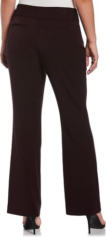Rafaella Women's Petite Curvy Fit Gabardine Bootcut Dress Pants (Size 4-14) in Saudi Arabia