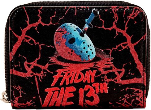 Loungefly Horror: Friday The 13th Jason Cosplay Glow in The Dark حقيبة ظهر صغيرة، حصريًا لأمازون in Saudi Arabia