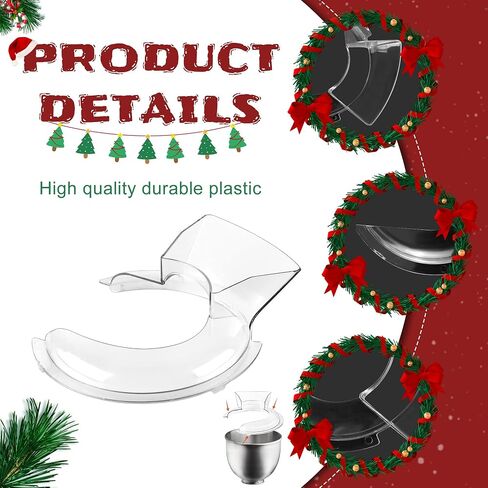 Mixer Aid Attachments Including K5AB Coated Flat Beater&K5ADH Dough Hook for Kitchen Stand Mixer&K5AWW Wire Whip Perfect for 5 Quart Kitchen Mixers Aid Attachments by MIFLUS in Kuwait