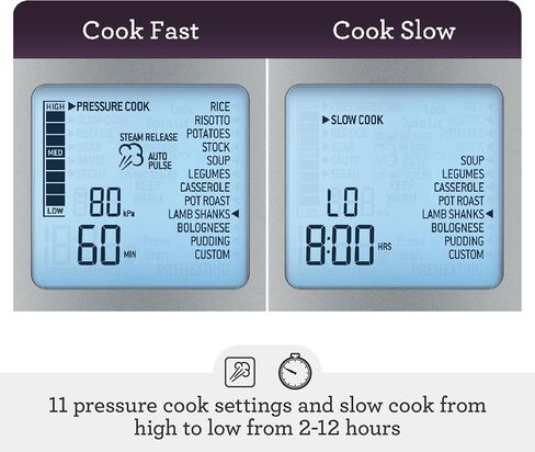 Breville BPR700BSS Fast Slow Pro Slow Cooker, Brushed Stainless Steel in Saudi Arabia