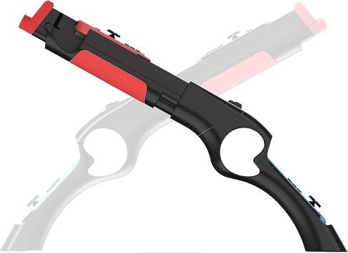 جهاز تحكم في مسدس الألعاب لألعاب نينتندو سويتش/سويتش OLED JoyCons Shooting Games، Call of Juarez، Sniper Elite 3، Big Buck Hunter، Resident Evil وغيرها، لملحقات ألعاب الرماية بقبضة اليد in Kuwait