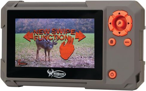 WILDGAME INNOVATIONS Trail Pad Swipe | VU60 SD Card Viewer for Hunting & Wildlife Observation | Compact Water-Resistant Memory Card Reader with 4.3" Touch Screen, Dark Green in Saudi Arabia