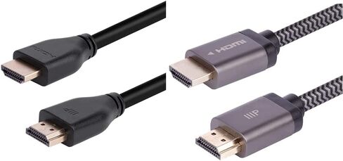 Monoprice 8K HDMI 2.1 Cables Bundle - 8K@60Hz, 48Gbps, CL2 in-Wall Rated, 30AWG, Dynamic HDR and Dolby Vision, Supports eARC in Saudi Arabia