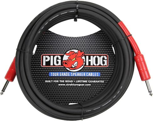 Pig Hog PHSC3 High Performance 14 Gauge 9.2mm 1/4" Speaker Cable, 3 Feet in Kuwait