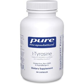Pure Encapsulations L-Tyrosine | Amino Acid Supplement for Sleep, Thyroid Support and Memory* | 90 Capsules
