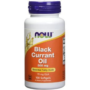 Now Foods Black Currant Oil 1000 mg - 100 Softgels 2 Pack