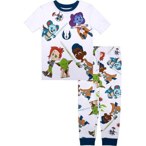 Star Wars Boys' 2-Piece Snug-fit Cotton Pajamas Set