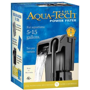 Aqua-Tech Ultra Quiet Power Filter, For Aquariums 20-40 Gallons