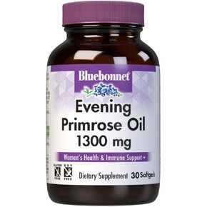 BlueBonnet Evening Primrose Oil Softgels, 1300 mg, 90 Count