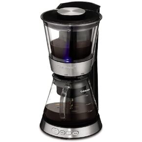 Cuisinart DCB-10P1 Automatic Cold Brew Coffeemaker with 7-Cup Glass Carafe, Silver and Black