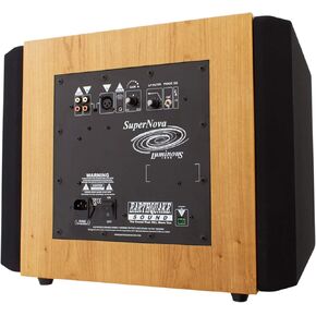 EARTHQUAKE Sound Supernova Luminous LU-12 12-Inch Powered Subwoofer with SLAPS V2 Passive Radiator, Cherry