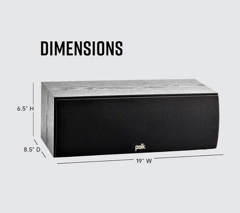 Polk Audio T Series 3 Channel Home Theater Bundle | Includes One (1) T30 Center Channel & Two (2) T50 Tower Speakers | Dolby and DTS Surround in Kuwait