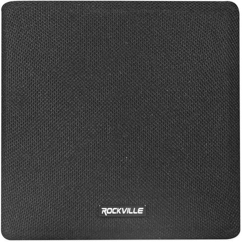 Rockville Cube Black Pair of 3.5" Black Home Theater Wall Speakers+Swivel Brackets in Saudi Arabia