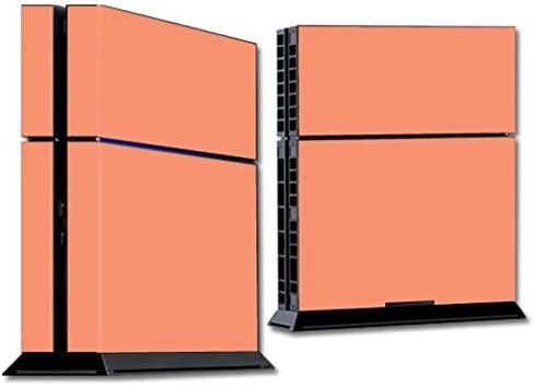 MightySkins Skin Compatible with Sony Playstation 4 PS4 Console wrap Sticker Skins Solid Orange in Kuwait