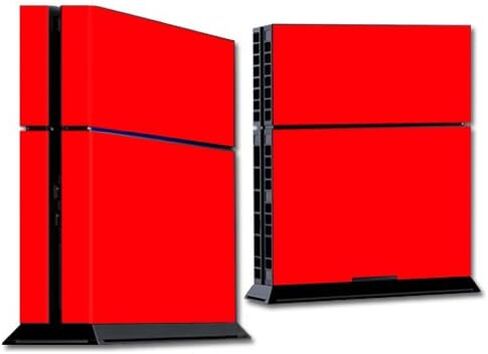 MightySkins Skin Compatible with Sony Playstation 4 PS4 Console wrap Sticker Skins Solid Orange in Kuwait