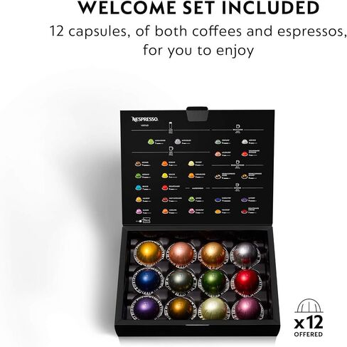 Nespresso VertuoPlus Coffee and Espresso Machine by De'Longhi, 5 Fluid Ounces, Grey in Kuwait