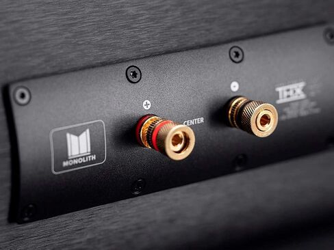 Monolith THX-365C Ultra Center Channel Speaker (Each) THX Certified, Premium Drivers, Premium Built Cabinet,Black in Saudi Arabia