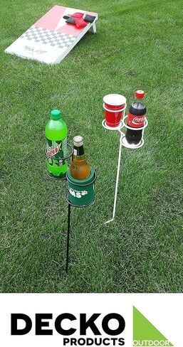 Decko 30270 Patio Pack of 4 Standard Phone Caddy Drink Holder, Multiple Colors in Saudi Arabia