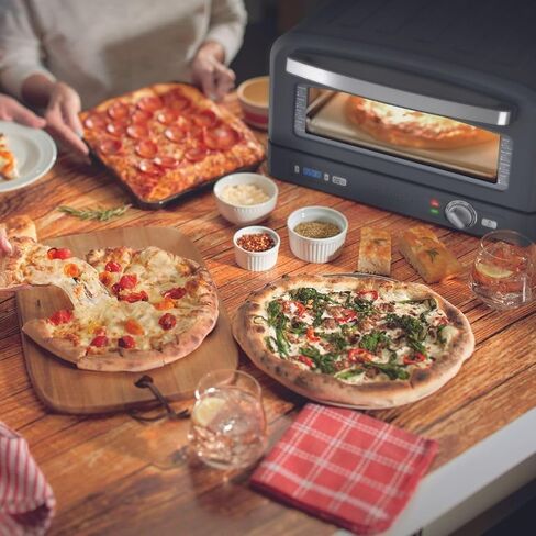 Cuisinart Indoor Pizza Oven, Cook 12" Pizzas in Minutes, CPZ-120 in Saudi Arabia