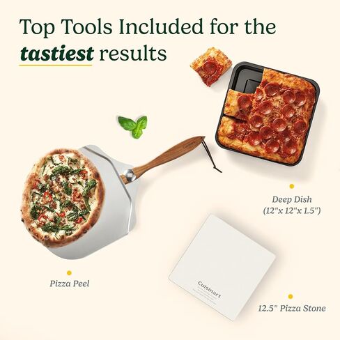 Cuisinart Indoor Pizza Oven, Cook 12" Pizzas in Minutes, CPZ-120 in Kuwait